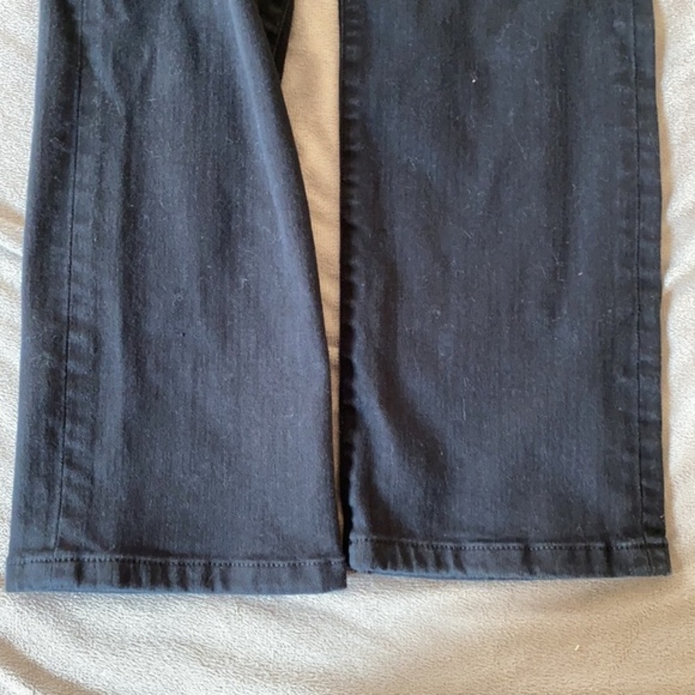 Lauren Ralph Lauren Premiere Straight Black Jeans - Picture 5 of 6